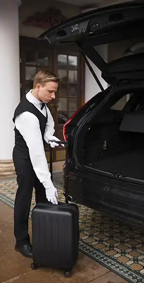 Comfortable airport transfer vehicle