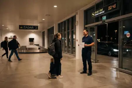 Zadar Airport Late-Night Transfer: What Happens After Landing