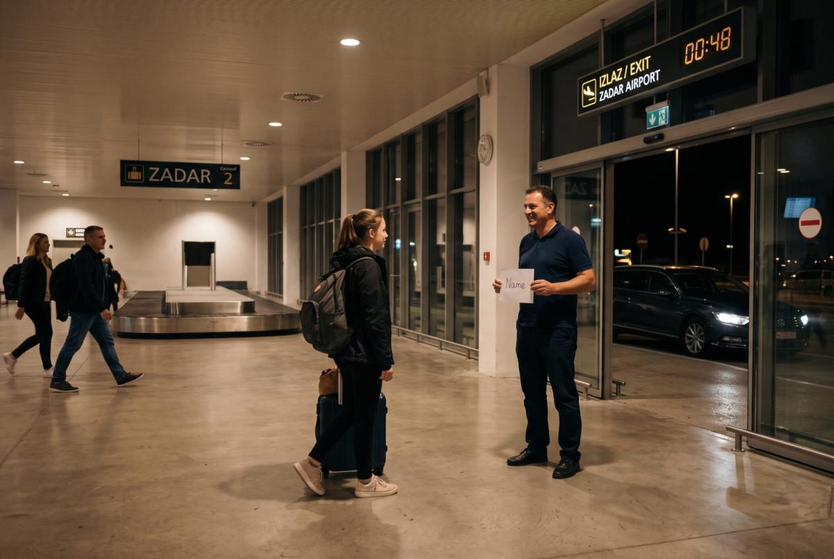 Zadar Airport Late-Night Transfer: What Happens After Landing